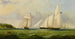 The Yacht Cambria off Ryde, Isle of Wight - Arthur Wellington Fowles — artwork view