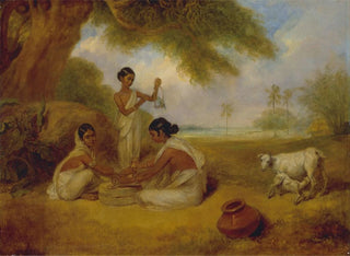 Arthur William Devis - Grinding Corn.webp