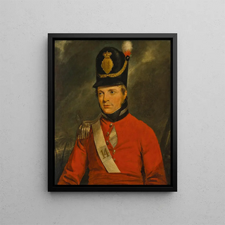 Arthur William Devis - Portrait of a Lieutenant of the 14th Buckinghamshire Regiment of Foot.webp