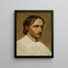 Portrait painting of Wincenty Chochlik Wasilewski 1849-1897 - Artur Grottger — framed artwork on a wall