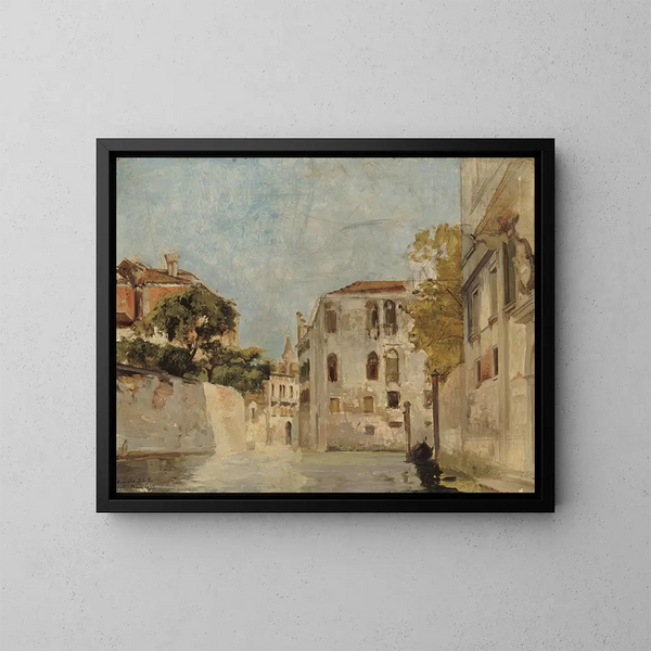 Vue de Venise - Ary Arnold Scheffer — gerahmtes Bild an der Wand