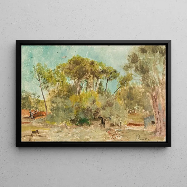 Ary Ernest Renan - Paysage au bosquet de pins.webp
