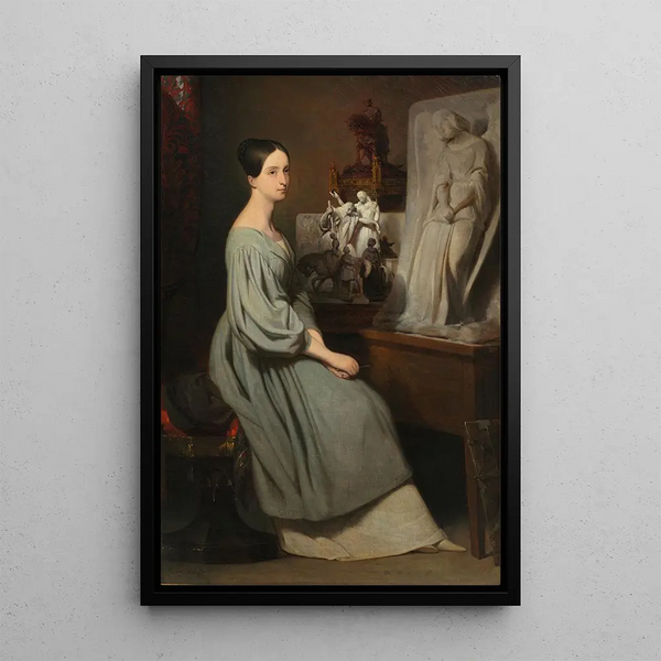 Ary Scheffer - Princess Marie dOrlans in Her Studio.webp