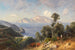Italienisches Küstenlandschaftsgemälde mit Blick auf Capri - Ascan Lutteroth — Ansicht des Kunstwerks