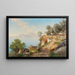 Vue de Capri - Ascan Lutteroth — gerahmtes Bild an der Wand