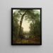 Ruisseau forestier con vista - Asher Brown Durand — quadro incorniciato alla parete