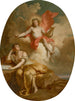 Apollo e una musa - Auger Lucas — vista dell’opera
