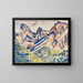 Paesaggio montano - August Babberger — quadro incorniciato alla parete