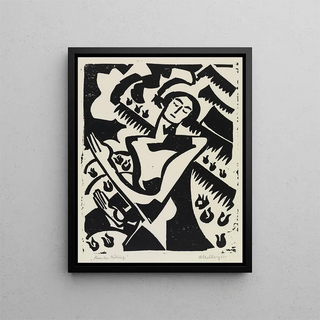 August Babberger - Frau im Frhling.webp