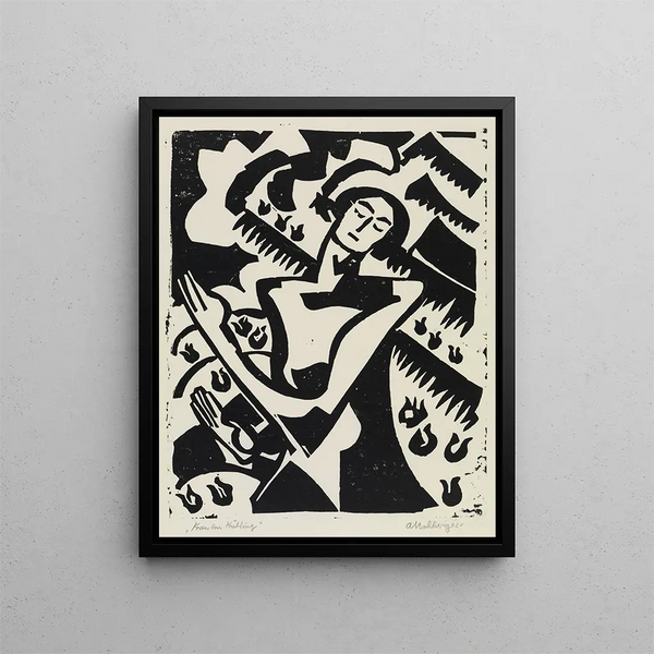August Babberger - Frau im Frhling.webp