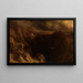 Abend in den Bergen - August Behrendsen — gerahmtes Bild an der Wand