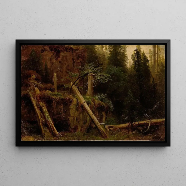 August Cappelen - Landscape Study with decaying Trees.webp