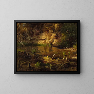 August Cappelen - Study of a fallen Tree.webp