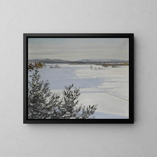 August Hagborg - Snowy landscape.webp