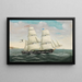 Brigantine preußische Charlotte - August Lasczky — gerahmtes Bild an der Wand