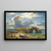 Capri - August Leu — gerahmtes Bild an der Wand