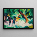Bambini con una capra - August Macke — quadro incorniciato alla parete
