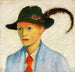 Junge mit Federhut - August Macke — Ansicht des Kunstwerks