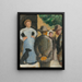 Die Leute auf der Straße - August Macke — gerahmtes Bild an der Wand