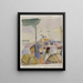 Marché de Tunis II - August Macke — gerahmtes Bild an der Wand