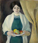 Portrait aux pommes - August Macke — Ansicht des Kunstwerks