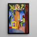 Riproduzione del dipinto Café turco - August Macke