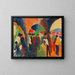 Unter den Arkaden von Thun, ein Spaziergangsmotiv - August Macke — gerahmtes Bild an der Wand