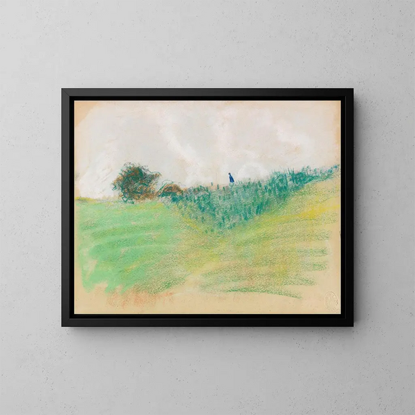 Weg am Kreuzberg bei Bonn - August Macke — gerahmtes Bild an der Wand