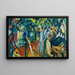 Garten zoologique I - August Macke — gerahmtes Bild an der Wand