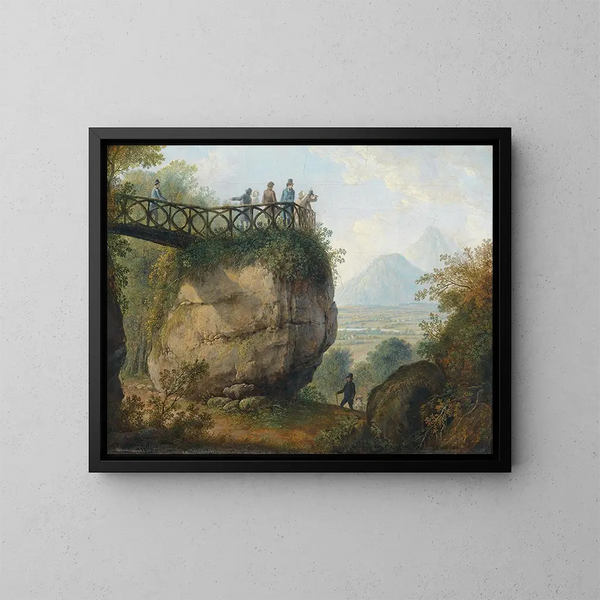 Die Beobachtungsturm - August Piepenhagen — gerahmtes Bild an der Wand