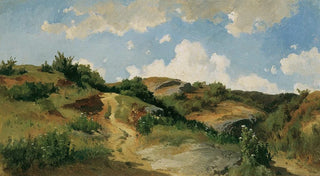 August Schaeffer von Wienwald - Ungarische Landschaft.webp