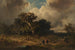 Cacciatori che rientrano durante un temporale - August Seidel — vista dell’opera