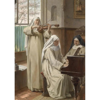 August Wilhelm Roesler - Musik im Kloster.webp