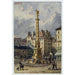 Der Platz am Châtelet und der Palmenbrunnen - Auguste Sébastien Bénard — Ansicht des Kunstwerks