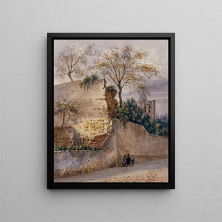 AugusteSbastien Bnard - Rue Clovis mur de PhilippeAuguste.webp