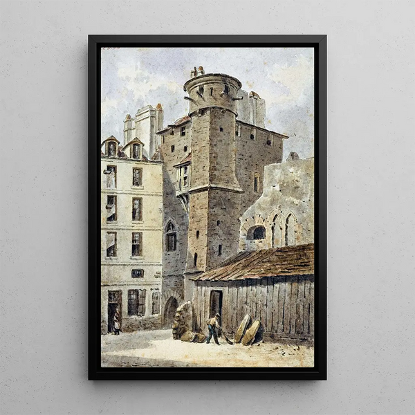 Reproduktion des Gemäldes Tour Saint-Jean de Latran - Auguste Sébastien Bénard