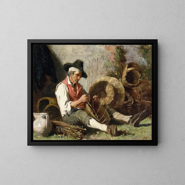 Le vannier - Auguste Dutuit — quadro incorniciato alla parete