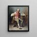 L'Uomo con la pipa - Auguste Dutuit — quadro incorniciato alla parete