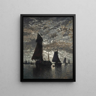 Auguste Henri Musin - Aurore Dhiver Sur La Meuse.webp