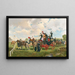 La pelouse d'Auteuil - Auguste Legras — quadro incorniciato alla parete