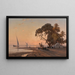 Le rive del Nilo - Auguste Veillon — quadro incorniciato alla parete
