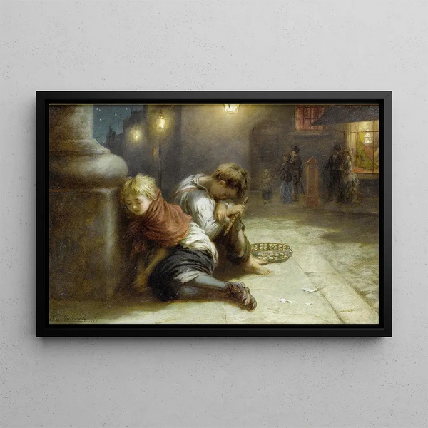 Augustus Edwin Mulready - Fatigued Minstrels.webp
