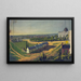 View of Washington DC looking northwest from the southeast of the United States Capitol - Augustus Kollner — framed artwork on a wall