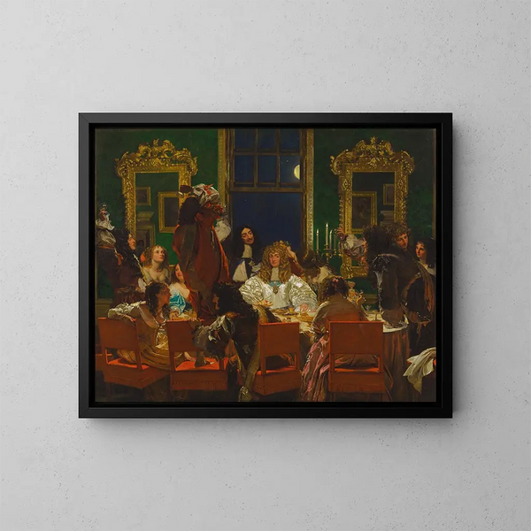 Die Lebensgeschichte von Buckingham - Augustus Leopold Egg — gerahmtes Bild an der Wand