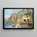 La Plage à Capri - Augustus Tulk — quadro incorniciato alla parete