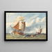 Nel canale - Augustus William Reeve — quadro incorniciato alla parete