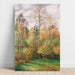 Riproduzione del dipinto Autunno, Pioppi, Eragny - Camille Pissarro