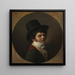 Selbstporträt - Jean — gerahmtes Bild an der Wand