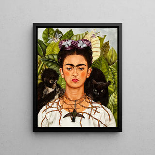 Self-Portrait with Thorn Necklace - Frida Kahlo