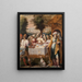 Abraham e i tre angeli - Avanzino Nucci — quadro incorniciato alla parete